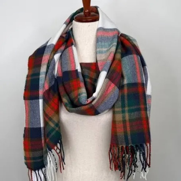 J. Crew Accessories - J. Crew Multicolor Plaid Scarf